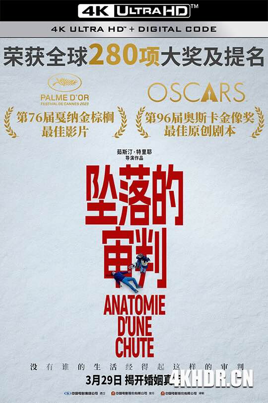 坠落的审判 Anatomie d'une chute (2023) 堕下的对证(港)/坠恶真相(台)/坠楼的审判