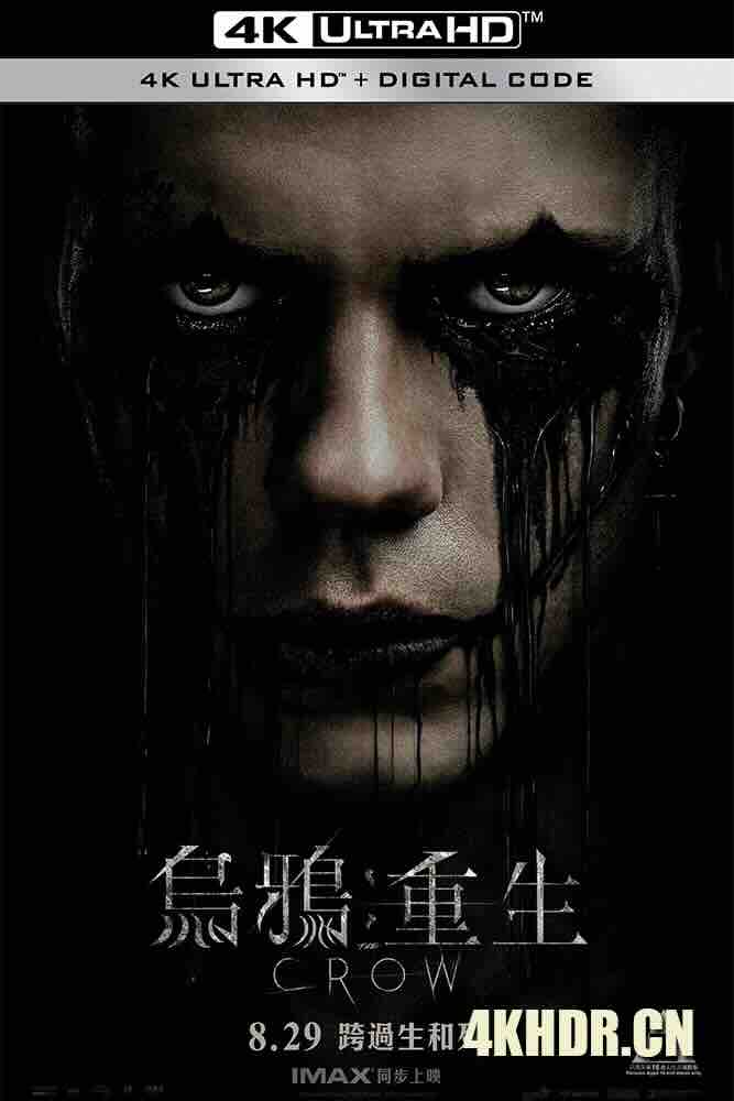 乌鸦 The Crow (2024) 新版乌鸦/龙族战神：重生(台)/乌鸦：重生/英国/法国/美国/豆瓣: 5.0